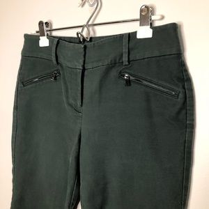 Ann Taylor Straight Leg Zippered Chinos